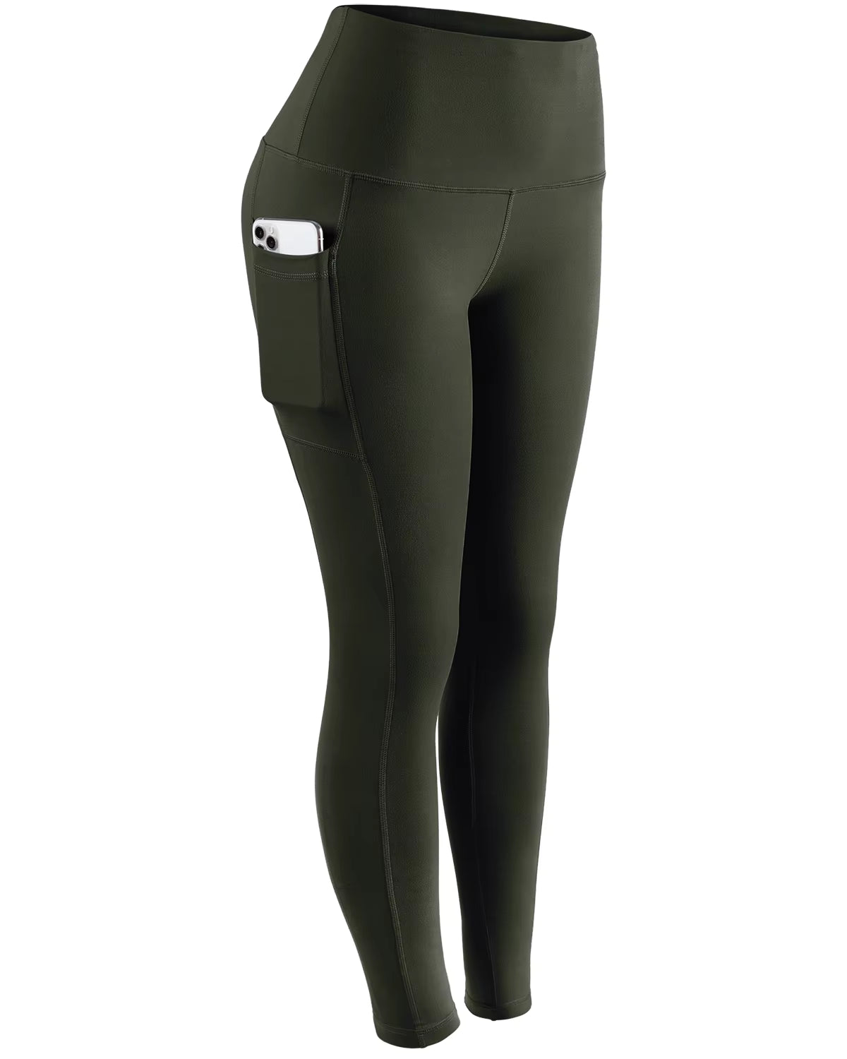 Pockets Fitness High Waist Gym Leggings Women Autumn Skinny Stretch Athletic Leggings Women Running Outdoors Pockets Pants